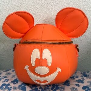 Disney Mickey Mouse pumpkin loungefly Crossbody Bag